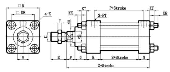 MOB SINGLE ROD TYPE