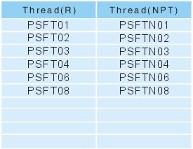 Pipe fittings PSFT