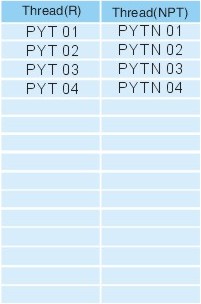 Pipe fittings PYT